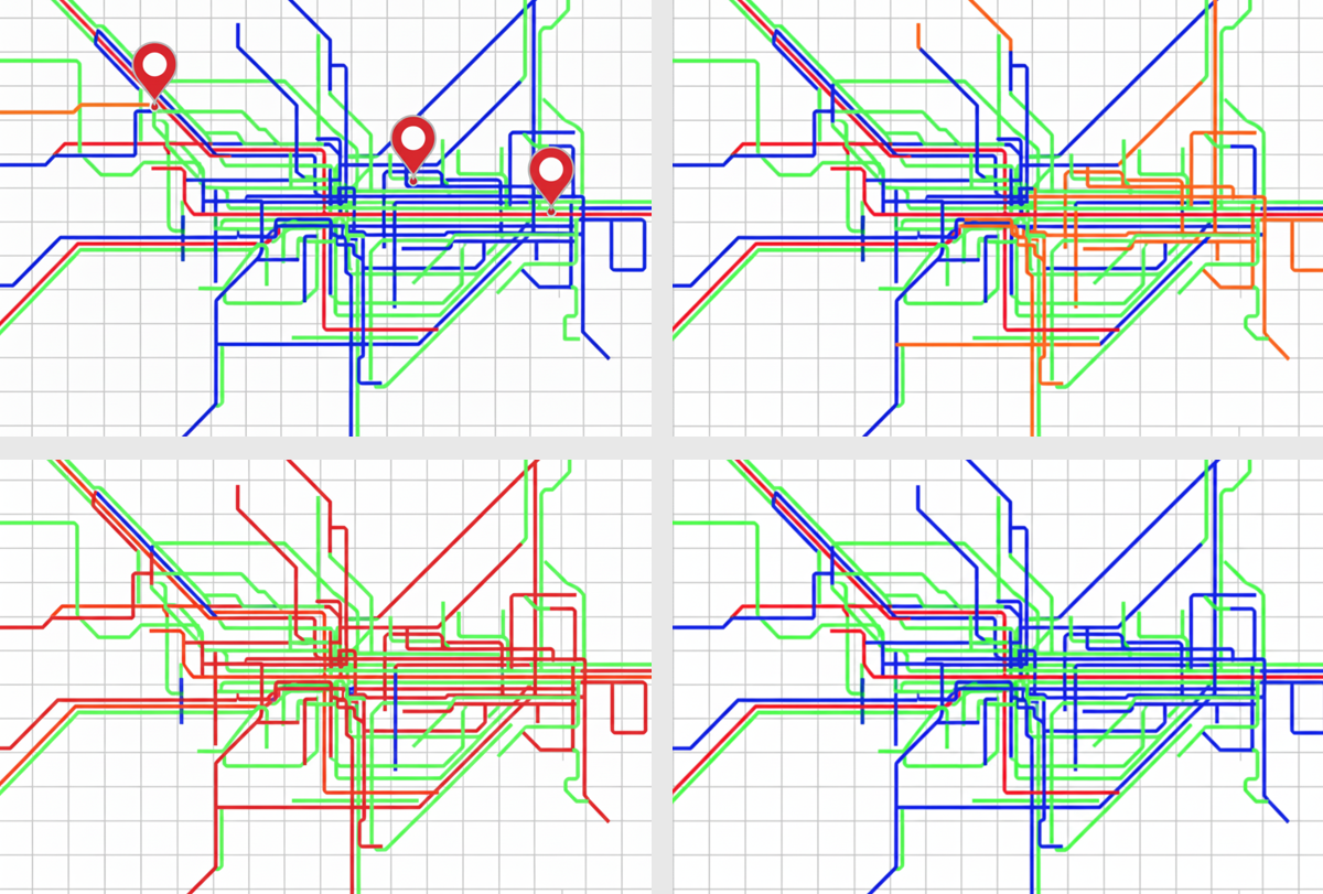 Image of a water pipe downsizing simulator for local governments
