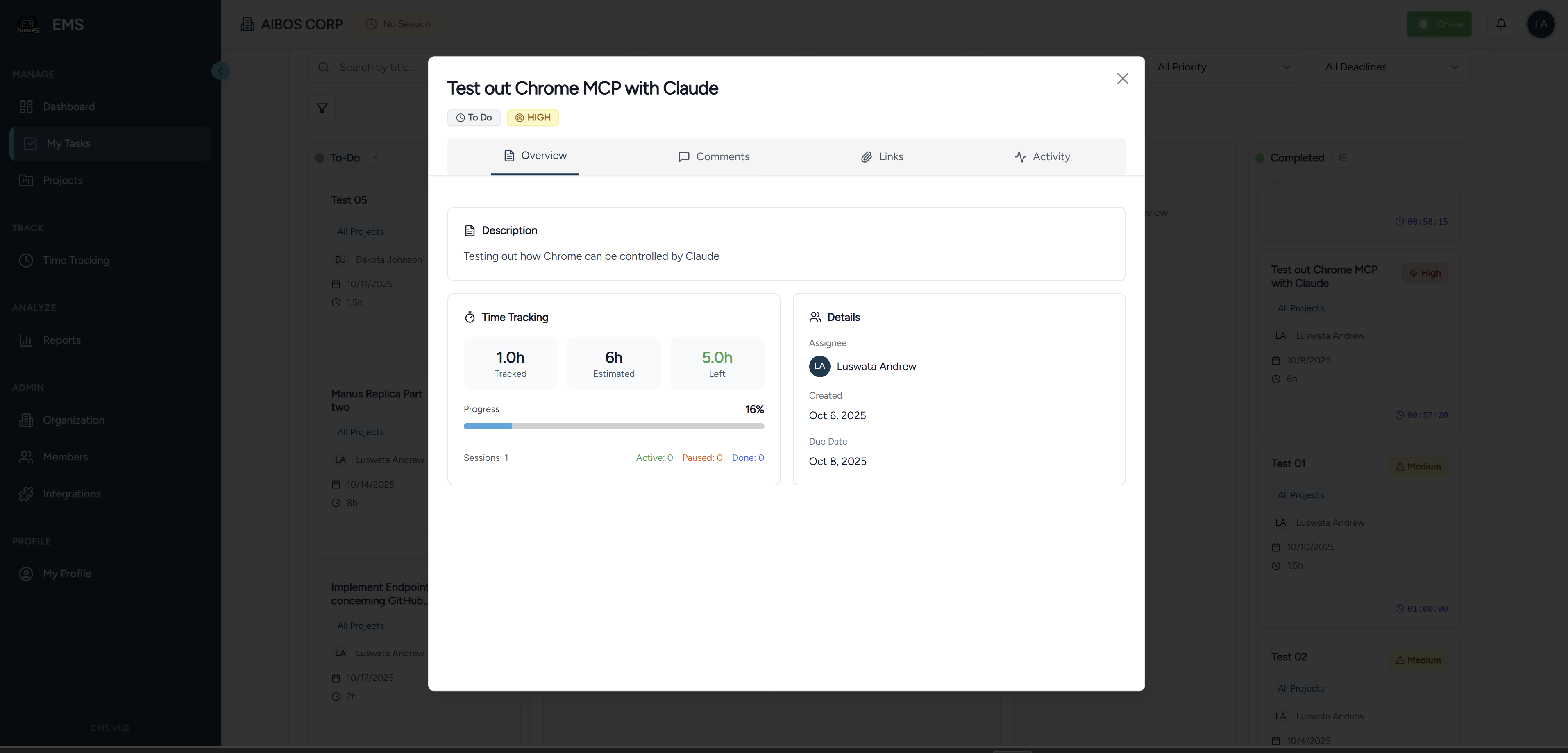 Research and Development of an Employee Management System supplement 1